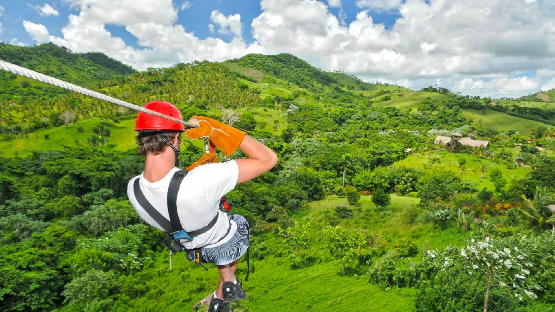 Half Day Zipline and Beach Tour in El Valle from Las Galeras
