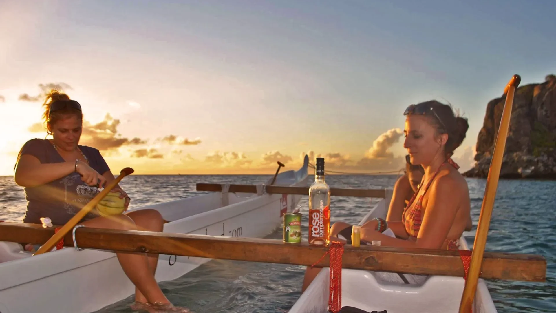 Hawaiian Canoe Sunset Tour