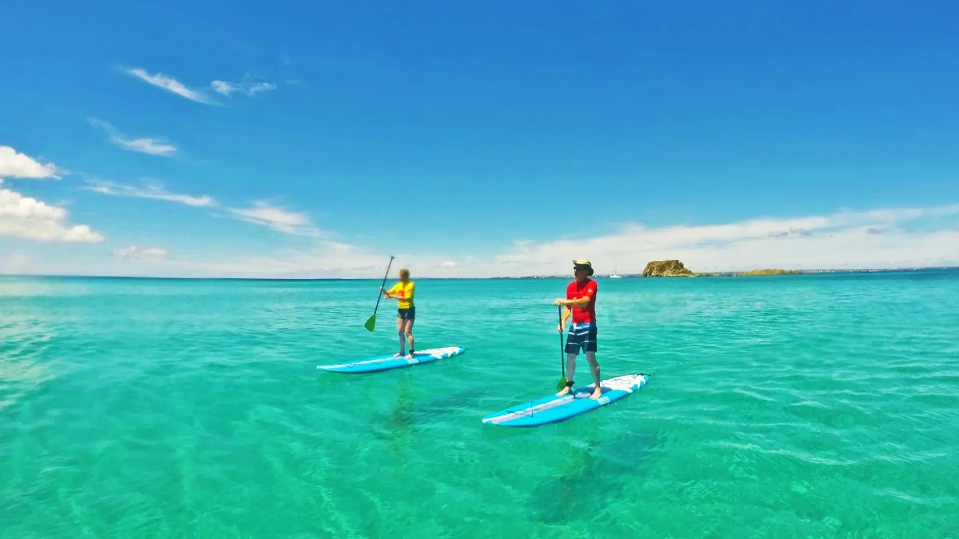 Stand Up Paddle Board Tour in Grand Case with Optional Snorkeling
