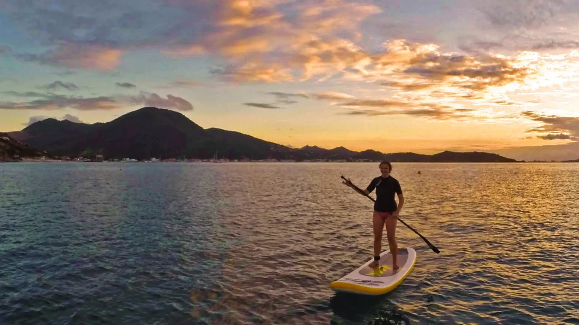 Stand Up Paddle Board Sunset Tour in Grand Case