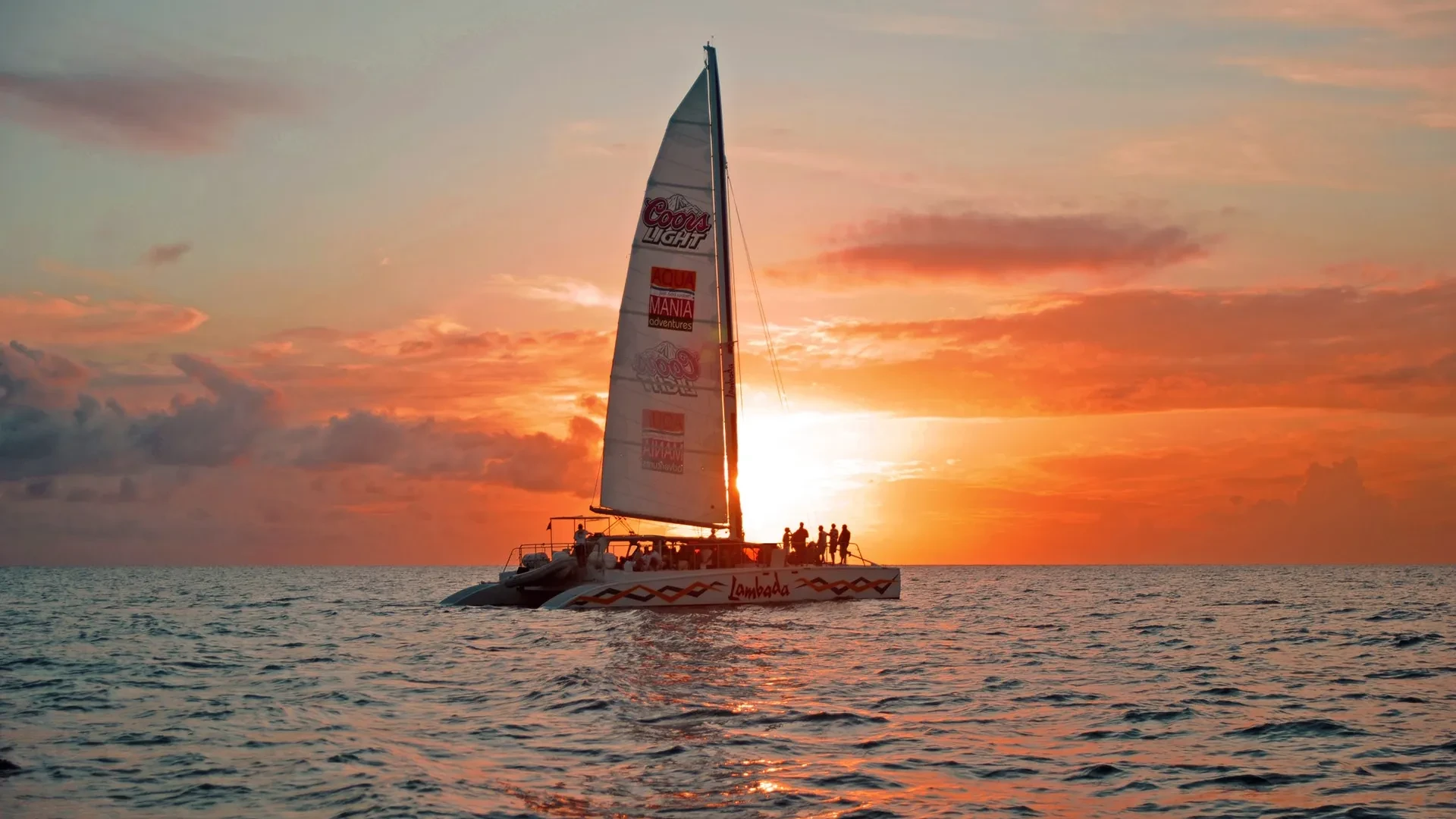 Sunset Sail on Lambada in St. Maarten