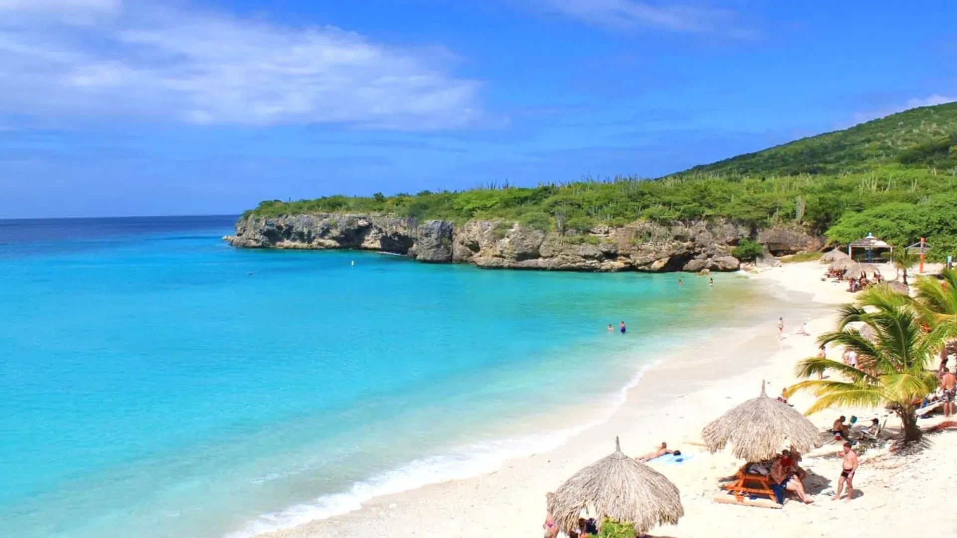 West Coast Beach Hopping Powerboat Tour in Curacao