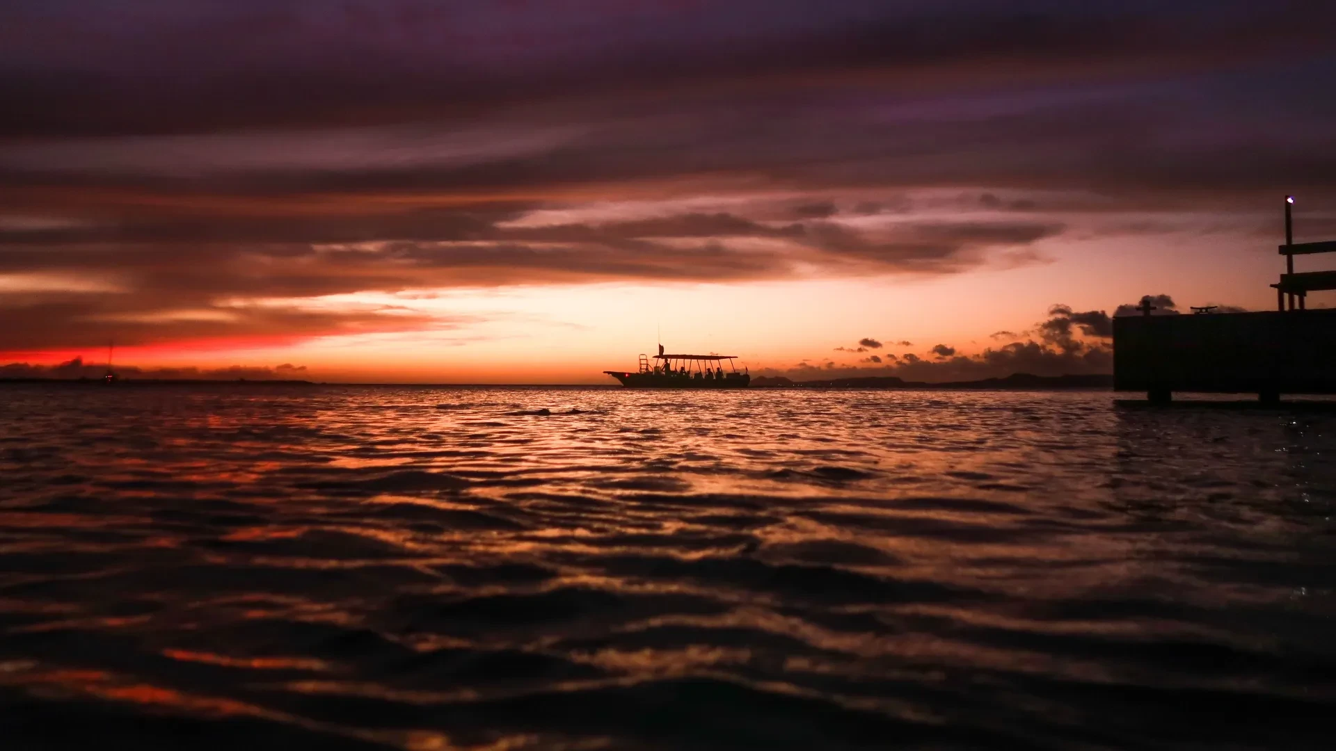 Sunset Tour by Glass Bottom Boat Tour in Bonaire