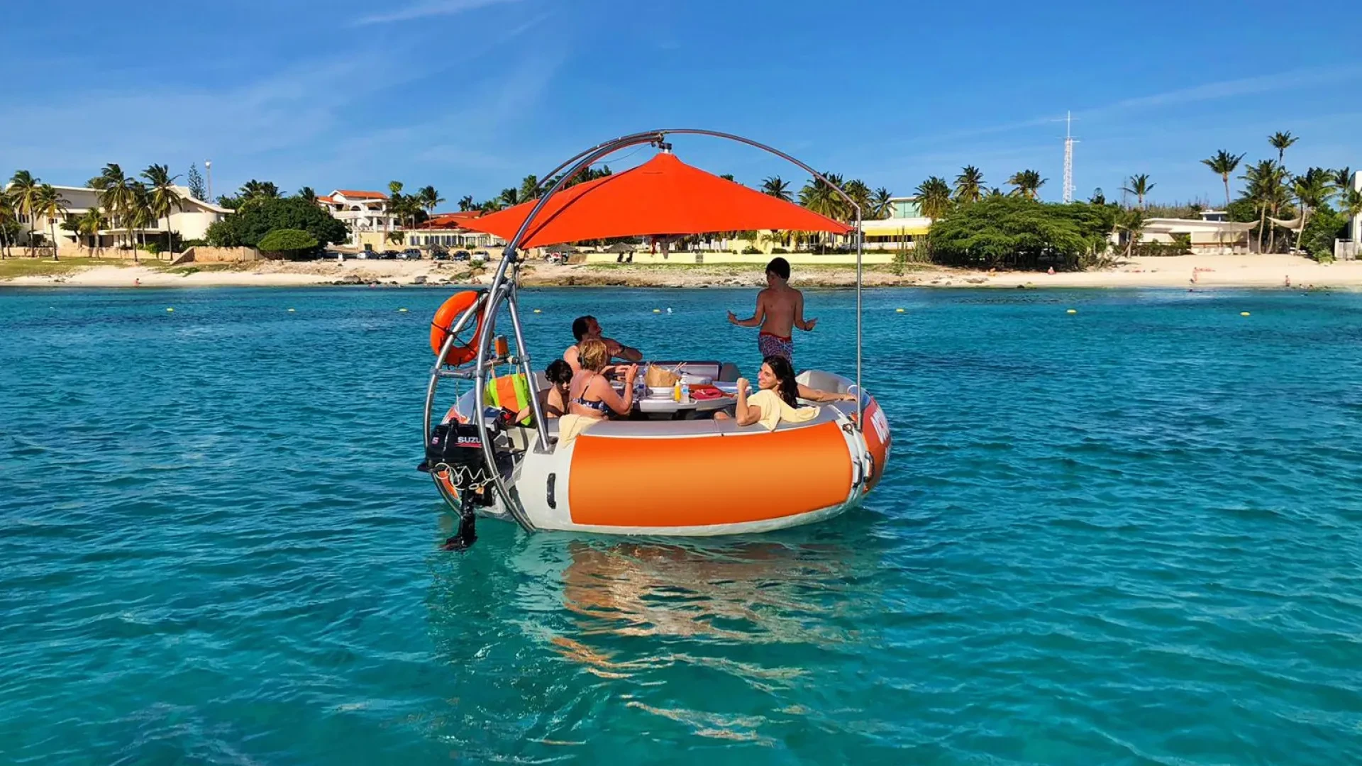 Aqua Donut Boat Rental for 6 people