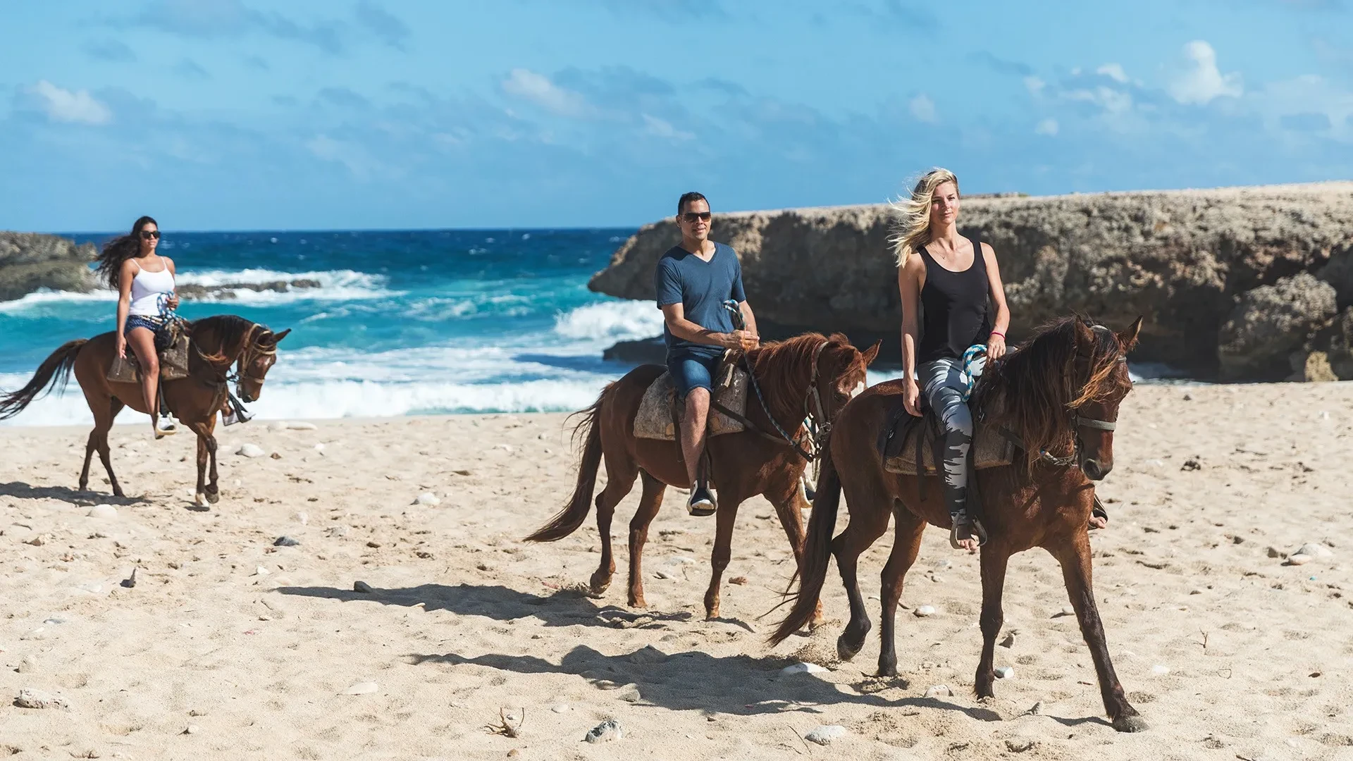Horseback Riding in Aruba: Beach and Sea
