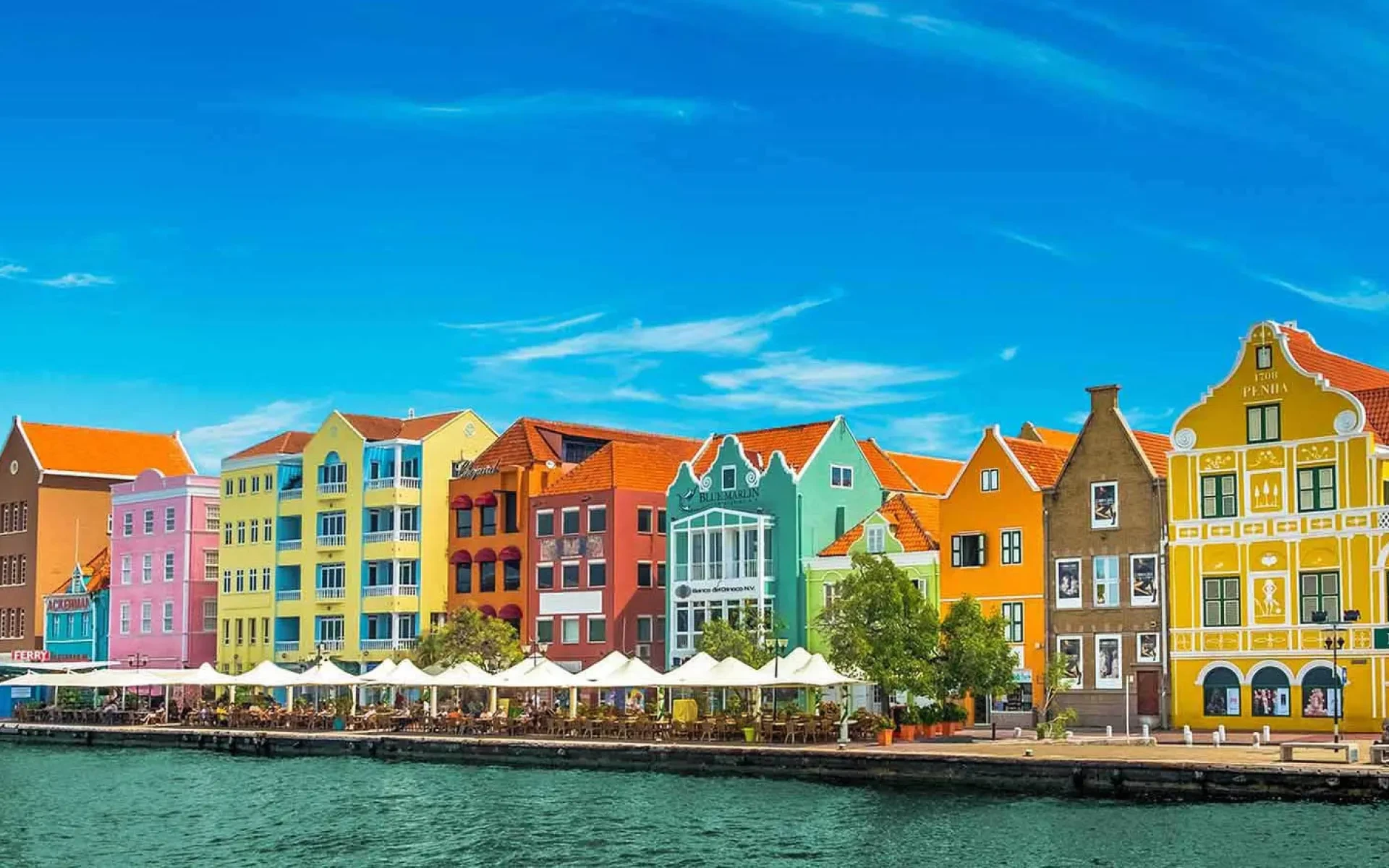 Curacao Willemstad Handelskade in 2025