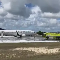 WestJet plane makes hard landing in St. Maarten airport